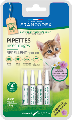 Pipettes insectifuges - chatons